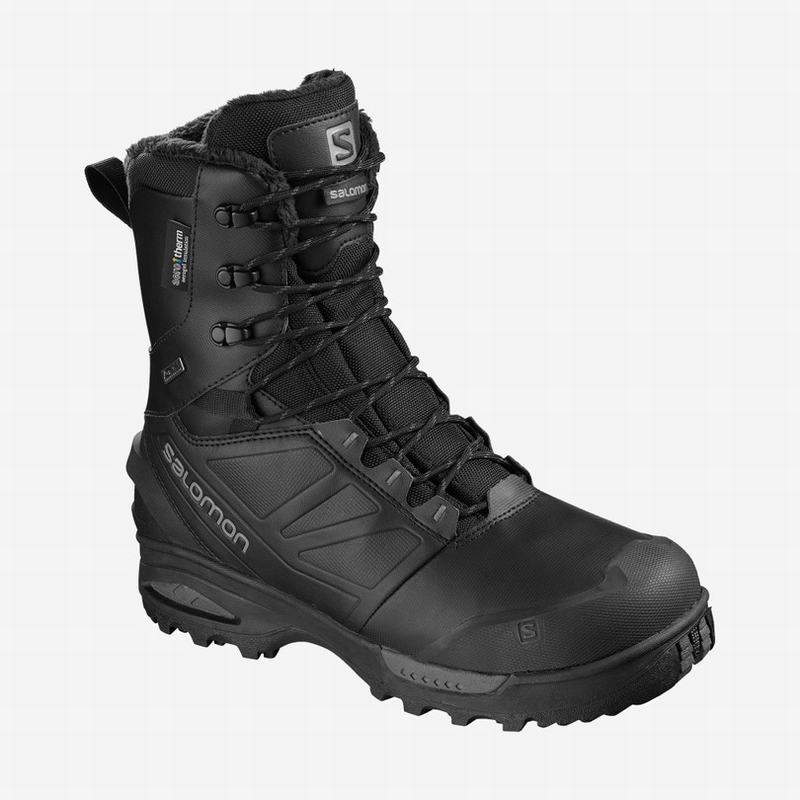 Botas De Invierno Salomon Hombre Negras - Salomon Argentina TOUNDRA PRO CLIMASALOMON™ IMPERMEABLE ,9